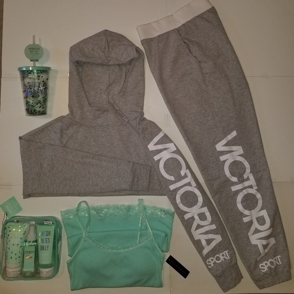 Victoria's Secret Pants - 🎀 VICTORIA'S SECRET SPORT SM Sweat Pants Hoodie +